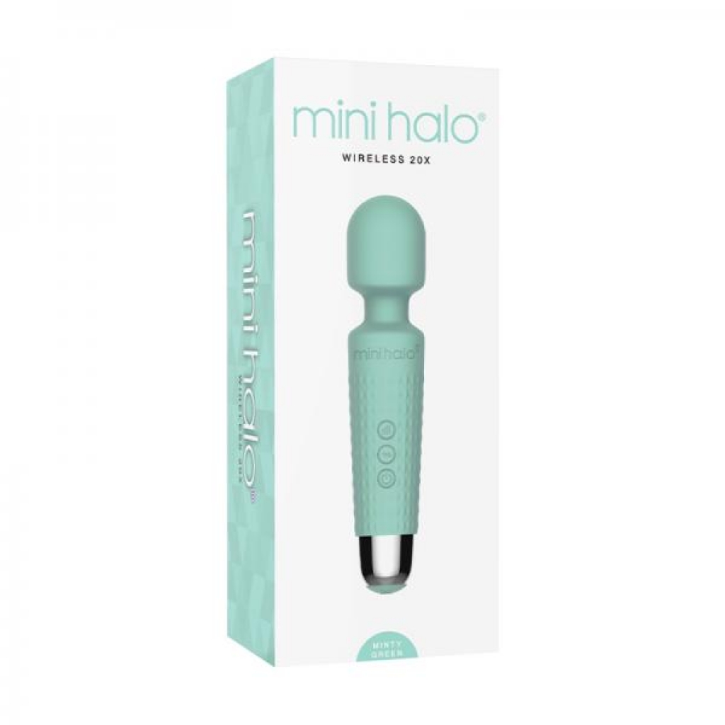 Mini Halo Wireless Wand 20x Silicone Minty Green - Shibari