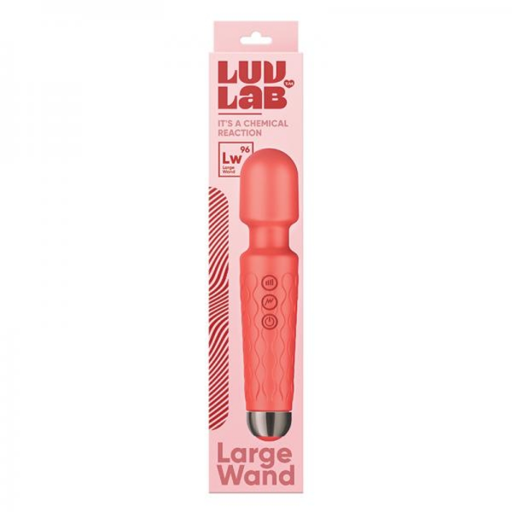 Luv Lab Lw96 Large Wand Silicone Coral - Luv Inc.