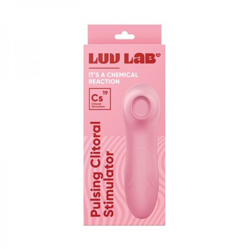 Luv Lab Cs19 Pulsing Clit Stimulator Silicone Light Pink - Luv Inc.