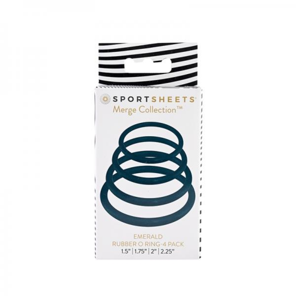 Merge Emerald O-ring 4-pack - Sportsheets