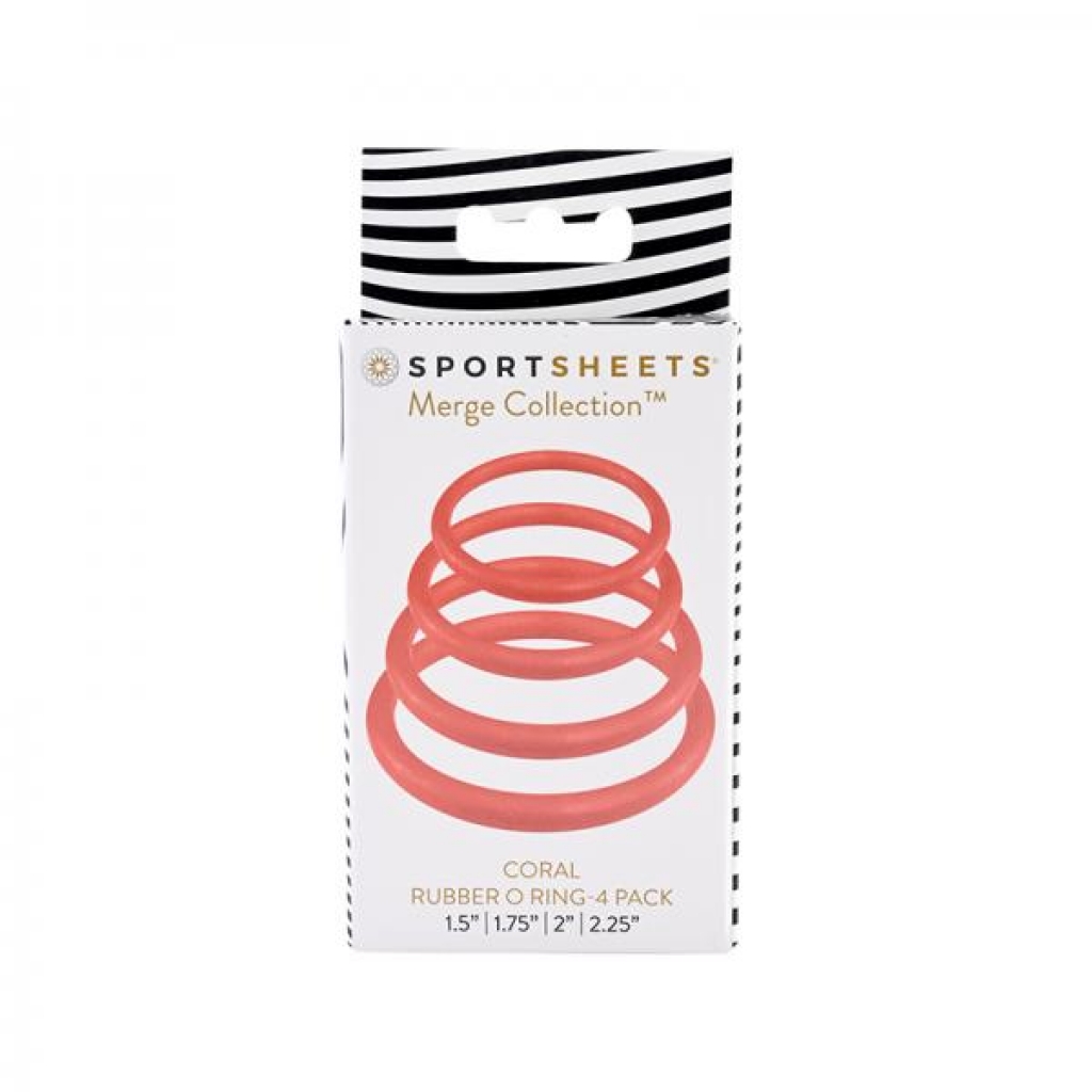 Merge Coral O-ring 4-pack - Sportsheets