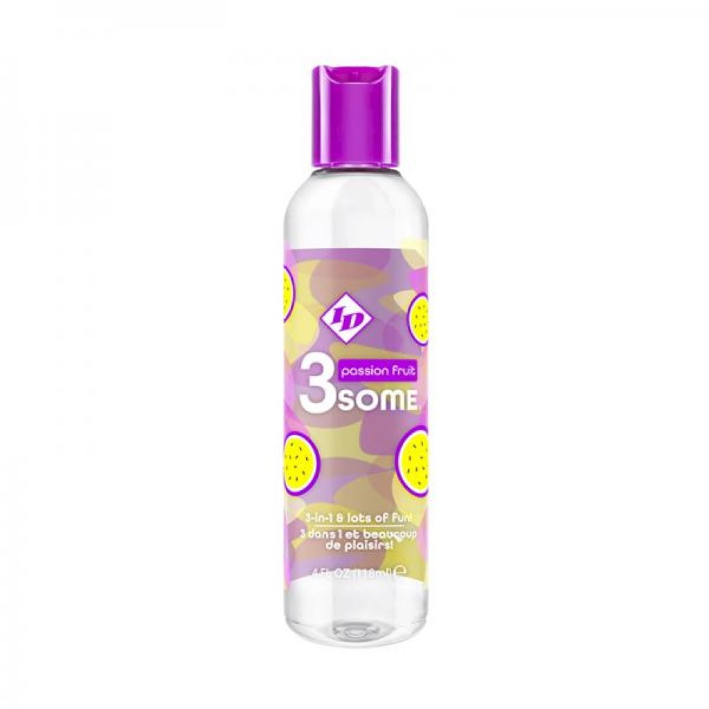 3some Passion Fruit Water-Based Lubricant - 8 Oz