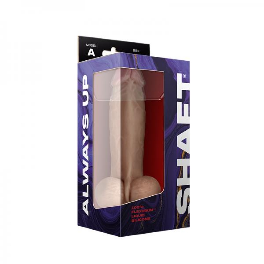 Shaft Model A Liquid Silicone Dong With Balls 8.5 In. Pine - Shaft