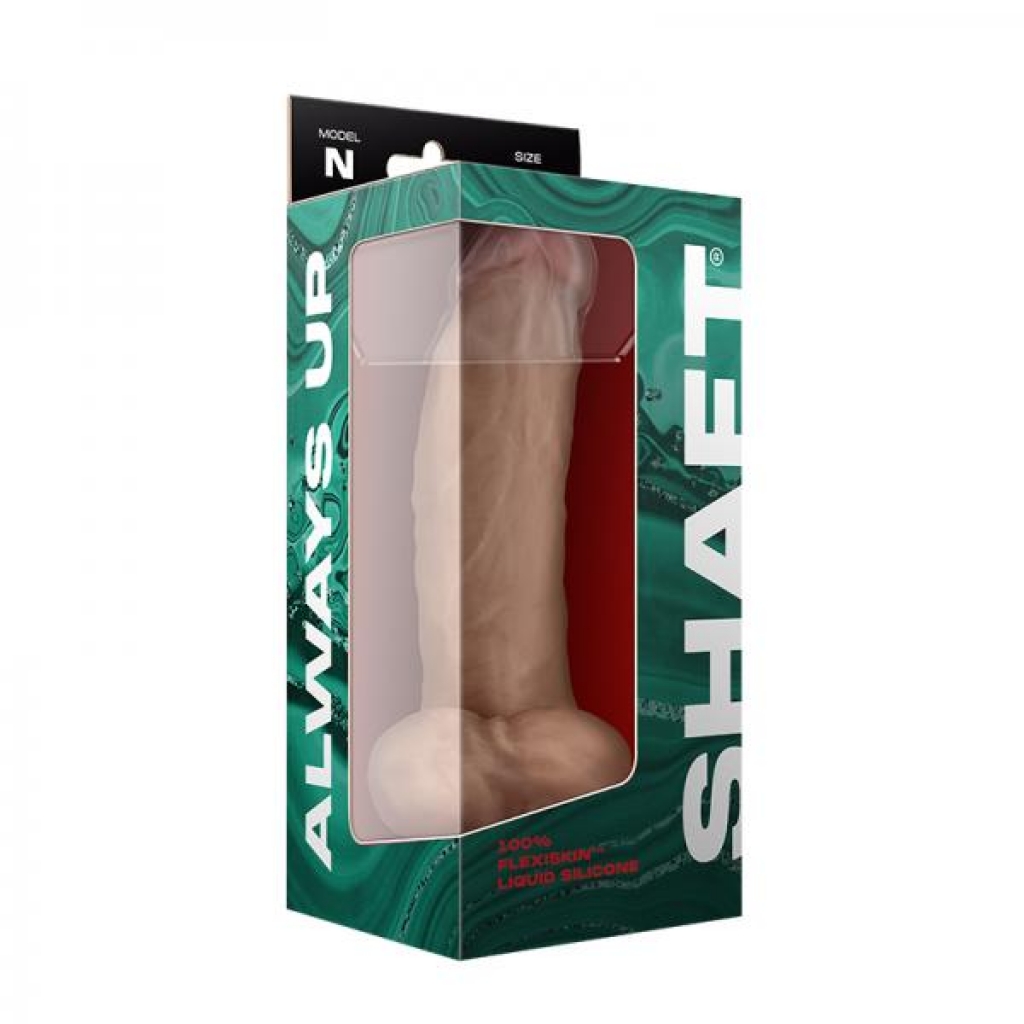 Shaft Model N Liquid Silicone Dong With Balls 9.5 In. Pine - Shaft