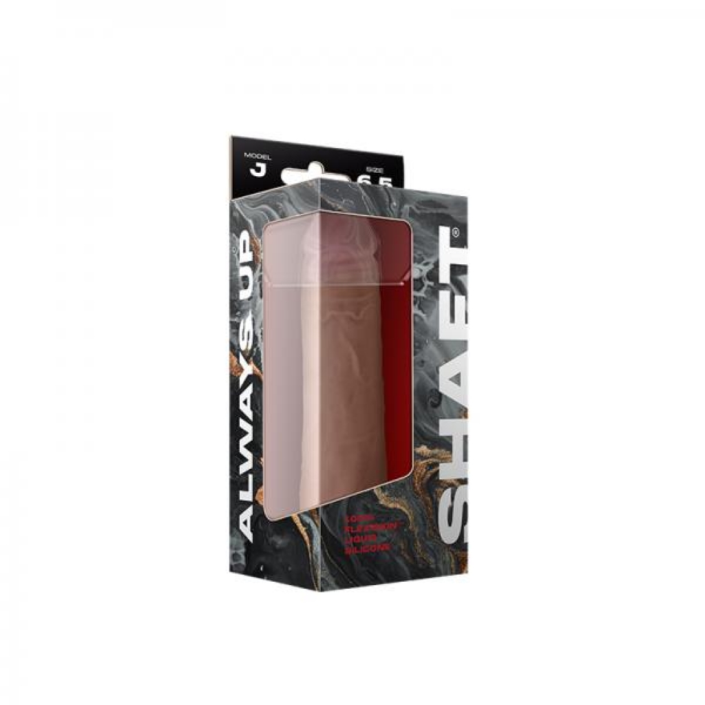 Shaft Model J Liquid Silicone Dong 6.5 In. Pine - Shaft