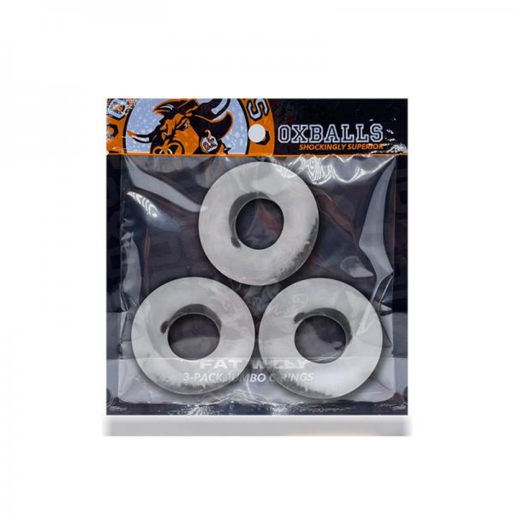 Oxballs Fat Willy 3-pack Jumbo Cockrings Flextpr Clear - Oxballs