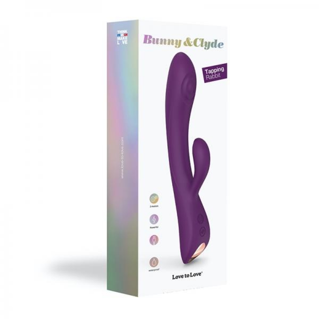 Bunny & Clyde Dual Stimulator - Purple Rain