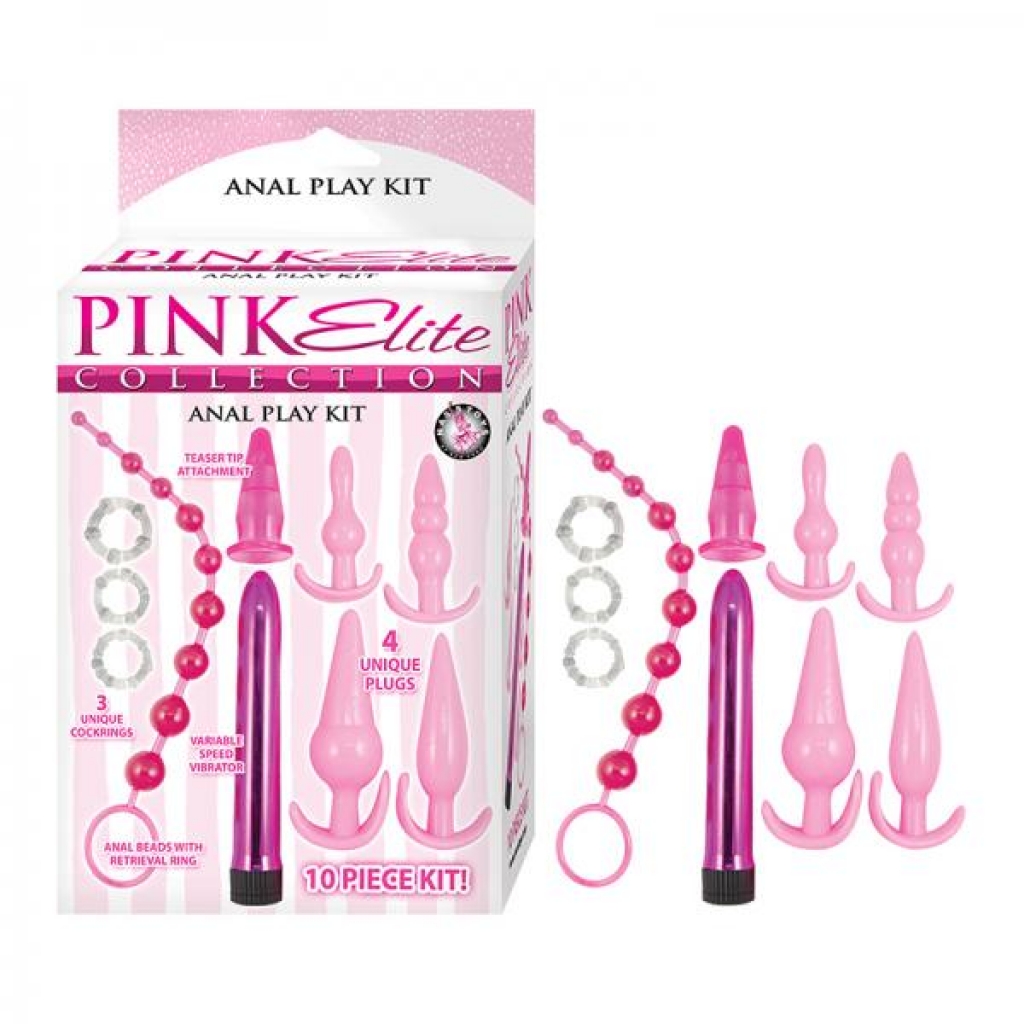 Pink Elite Collection Anal Play Kit for Explorative Fun