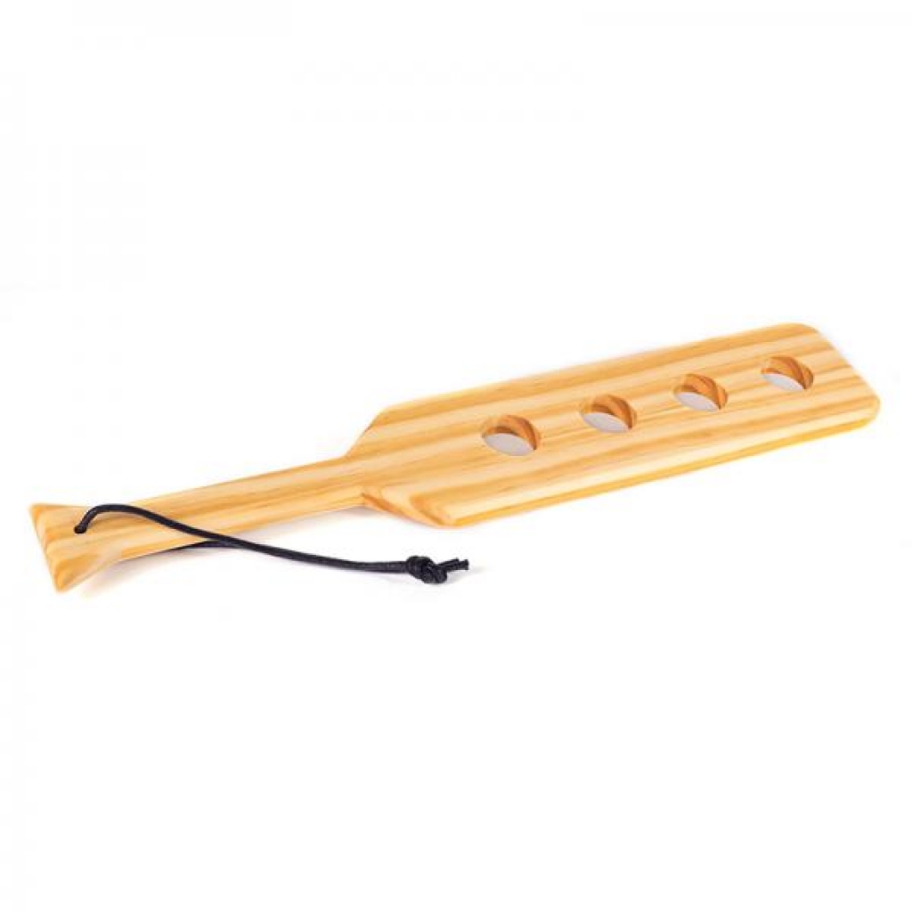 Wood Paddle with 4 Holes - 15 Inches