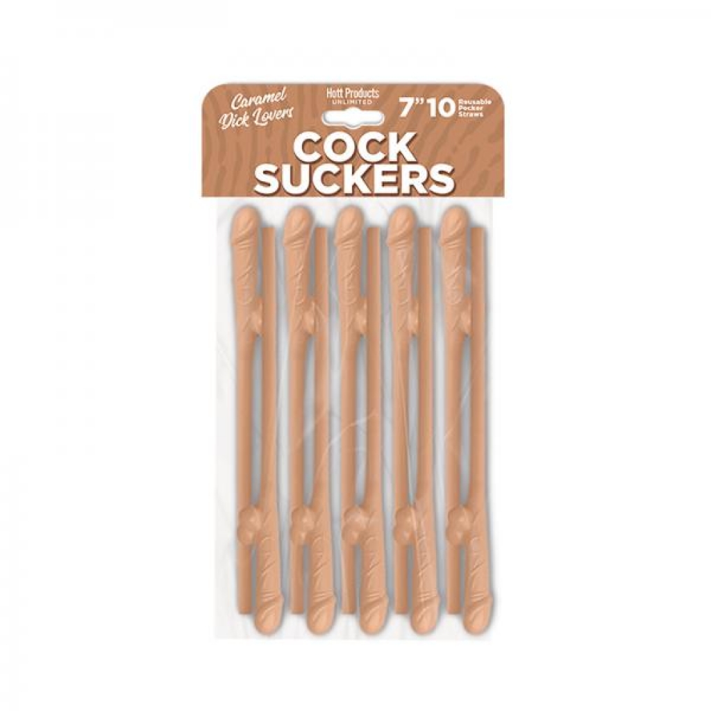 Skins Pecker Straws Caramel Lovers (10-pack) - Hott Products