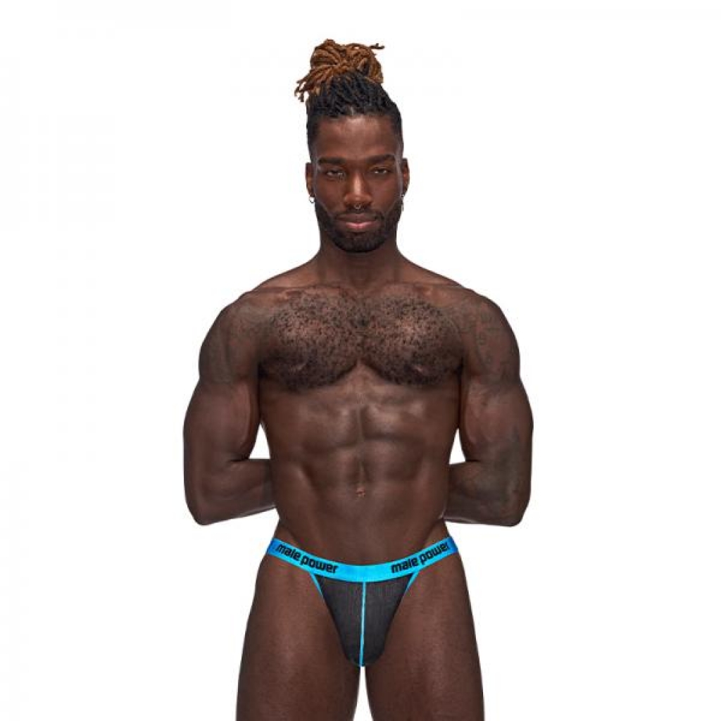 Mp Casanova Uplift Thong Black S/m - Male Power