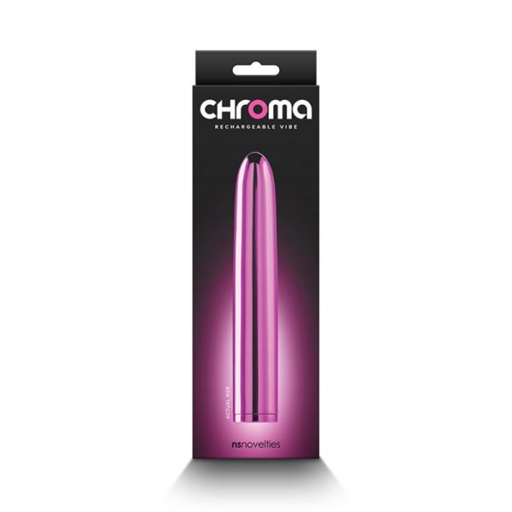 Chroma 7-In. Pink Vibe - Rechargeable Pleasure