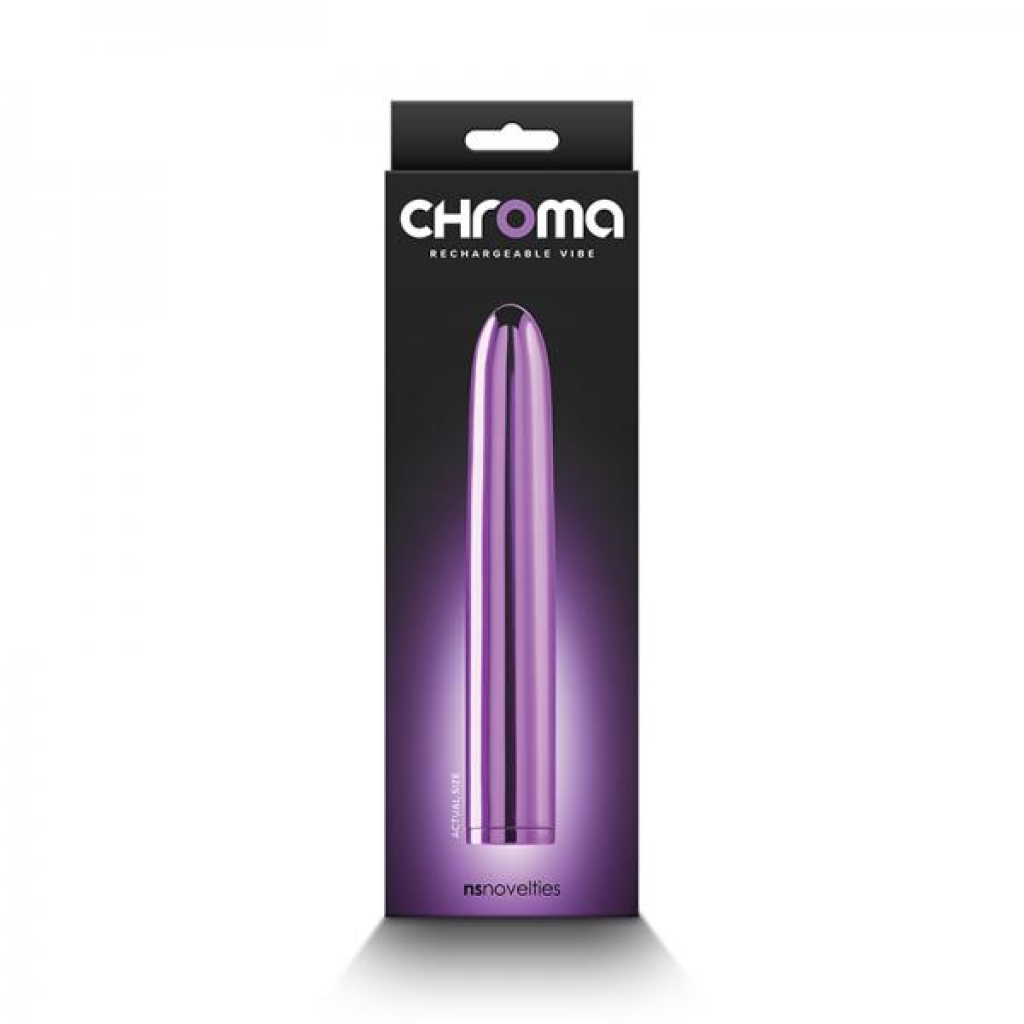 Chroma 7-Inch Premium Vibrator - Purple