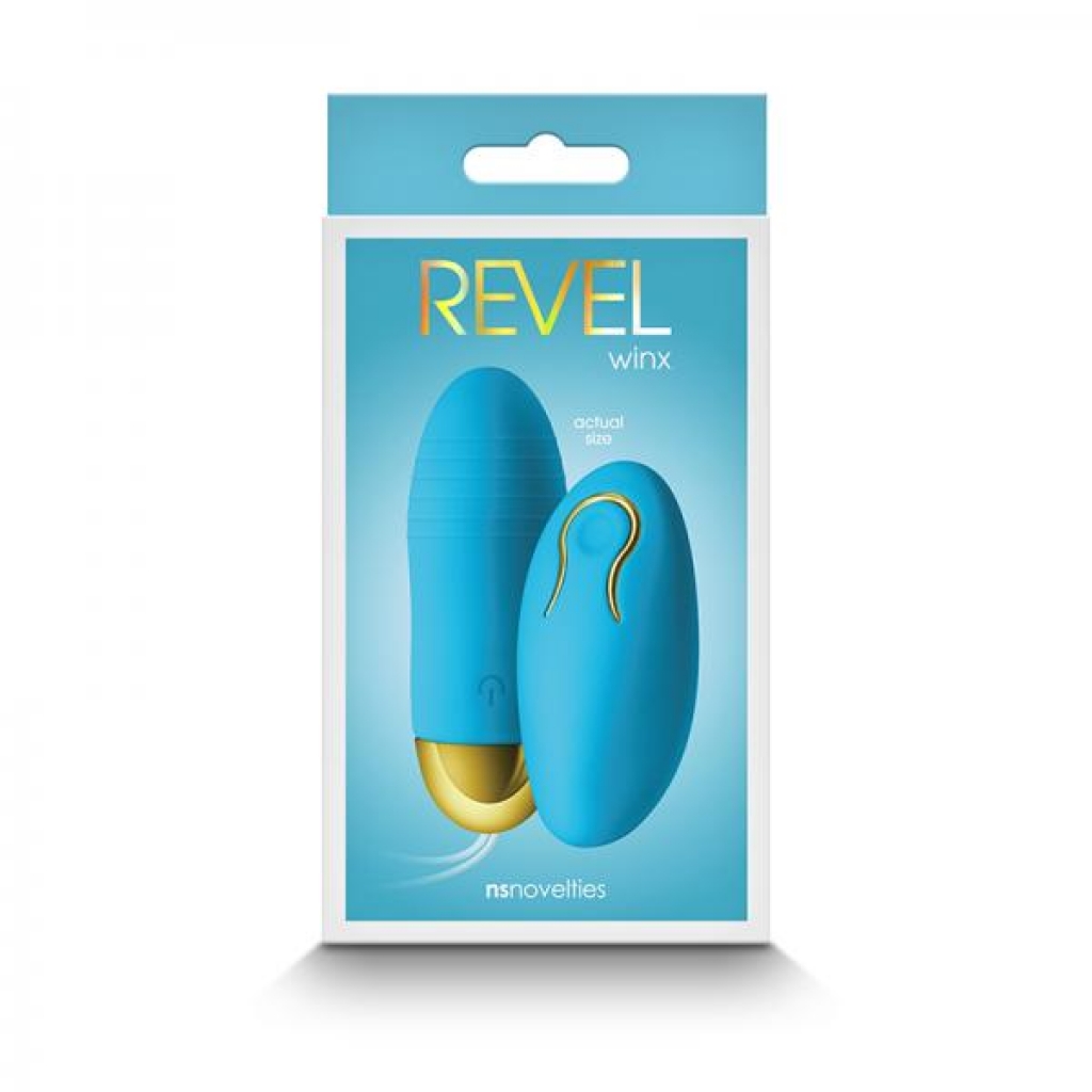 Revel Winx Insertable Remote Bullet Blue - Ns Novelties