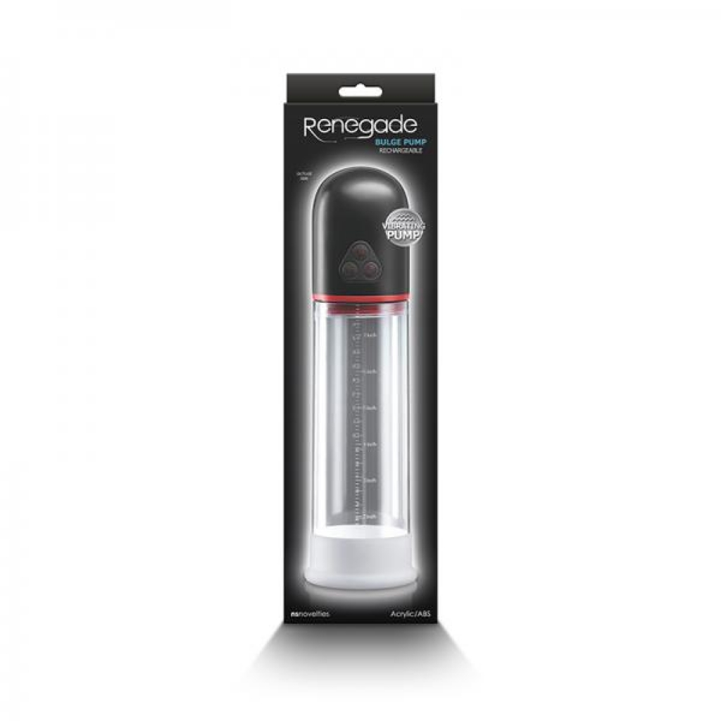 Renegade Bulge Vibrating Pump Black - Ns Novelties