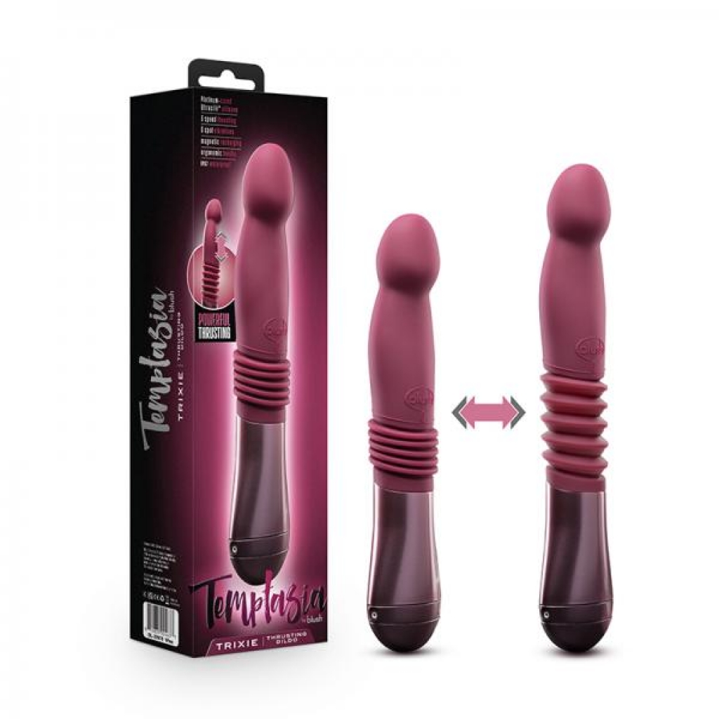 Curved Thrusting Dildo for G-Spot Stimulation – Wine