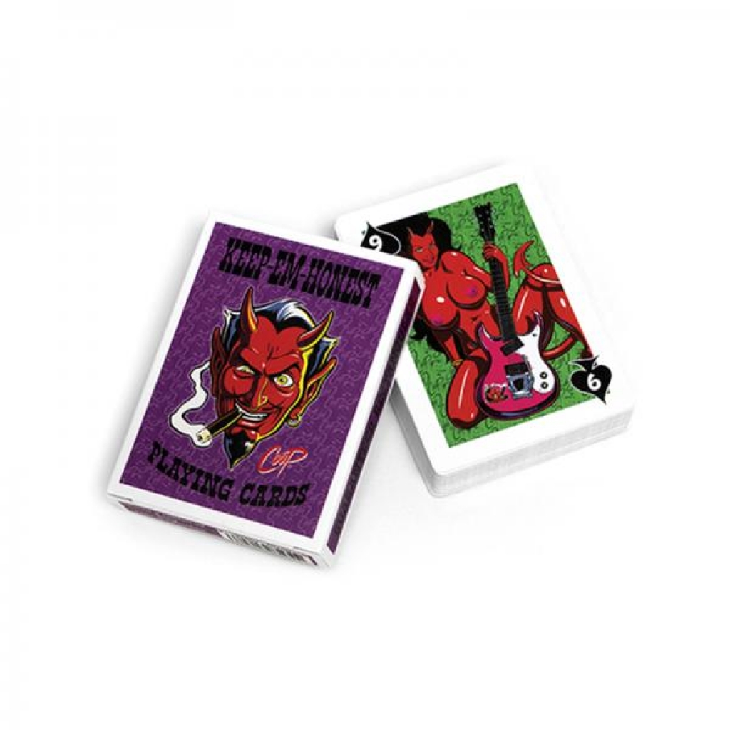 Keep-em-honest Playing Cards - Adult Fun with a Twist