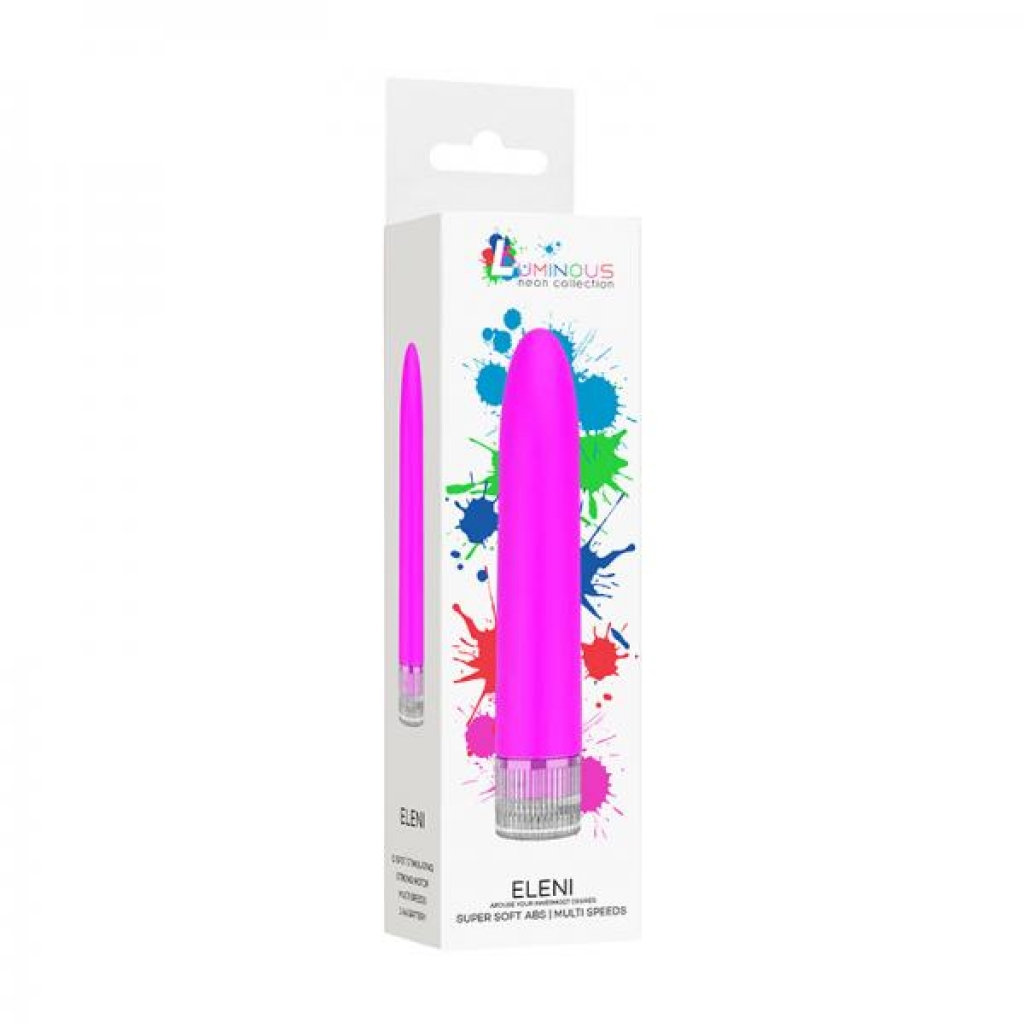 Luminous Eleni Super Soft Abs Multi-speed Vibrator Fuchsia - Shots America Llc