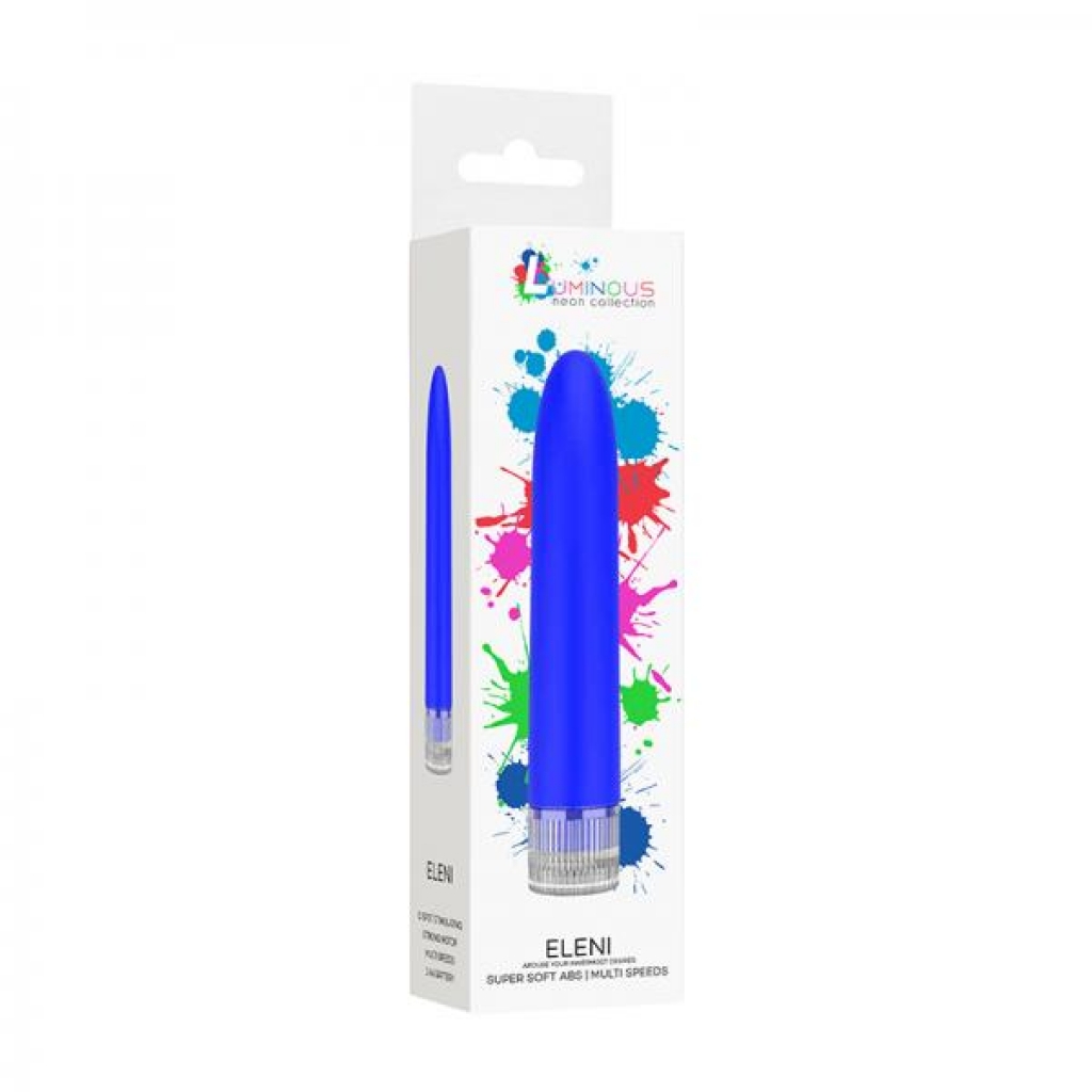 Luminous Eleni Super-soft Abs Multi-speed Vibrator Royal Blue - Shots America Llc