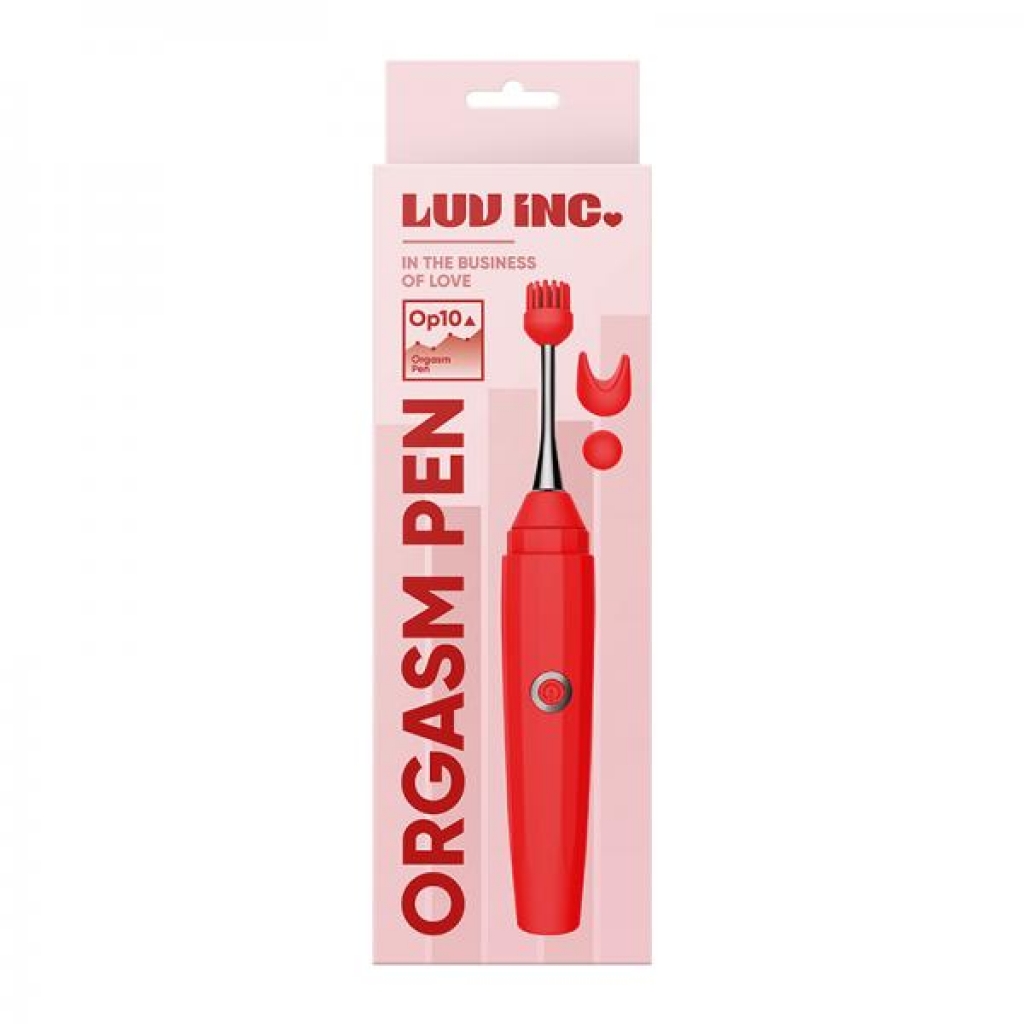 Luv Inc Op10 Orgasm Pen Red - Luv Inc.