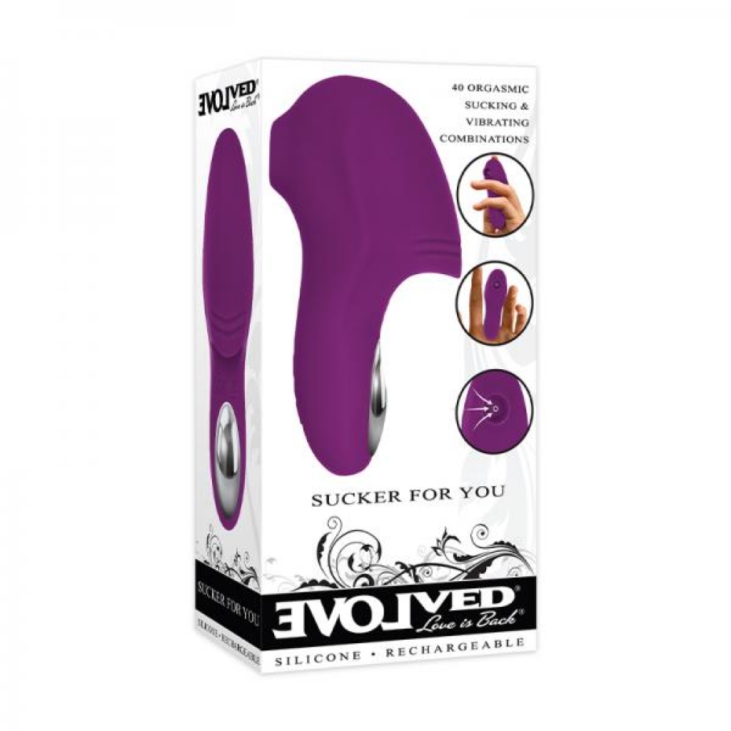 Evolved Sucker For You Purple - Evolved Novelties