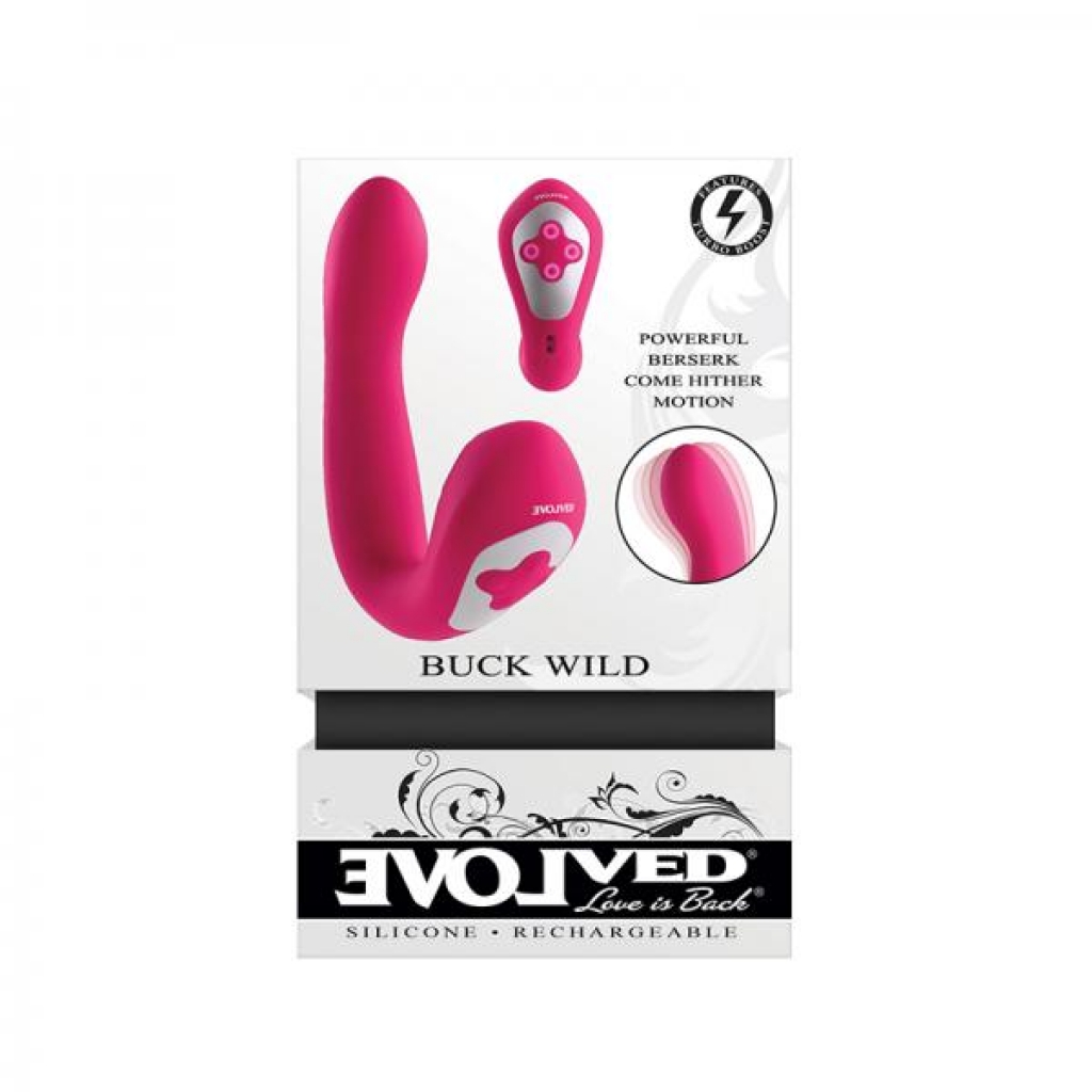 Evolved Buck Wild Dual Stimulator - Pink