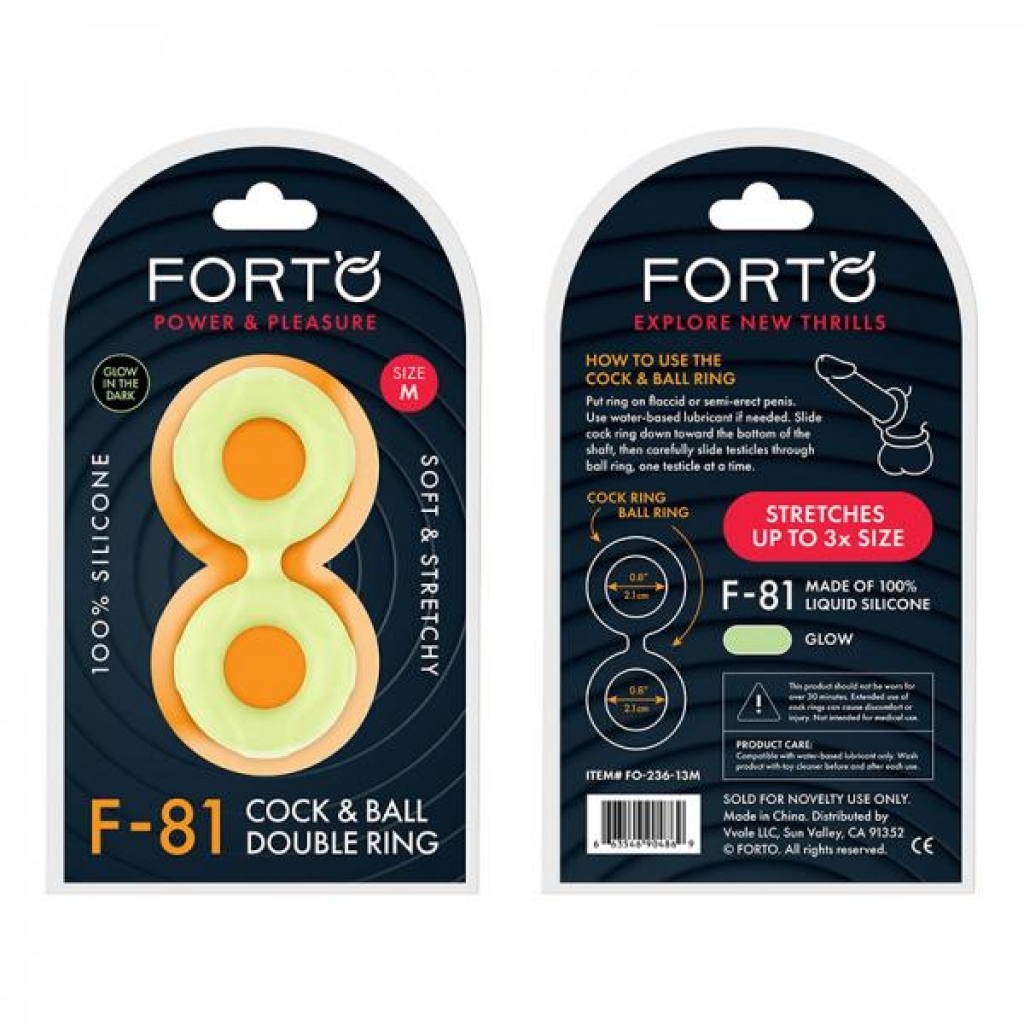 Forto F-81 Double Ring - Glow-in-the-Dark