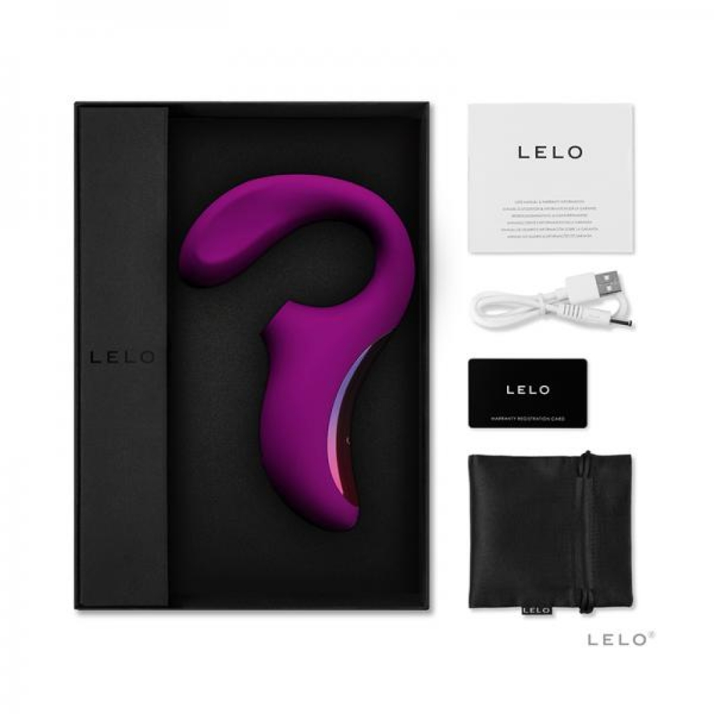 Lelo Enigma Cruise Suction Dual Stimulator - Deep Rose