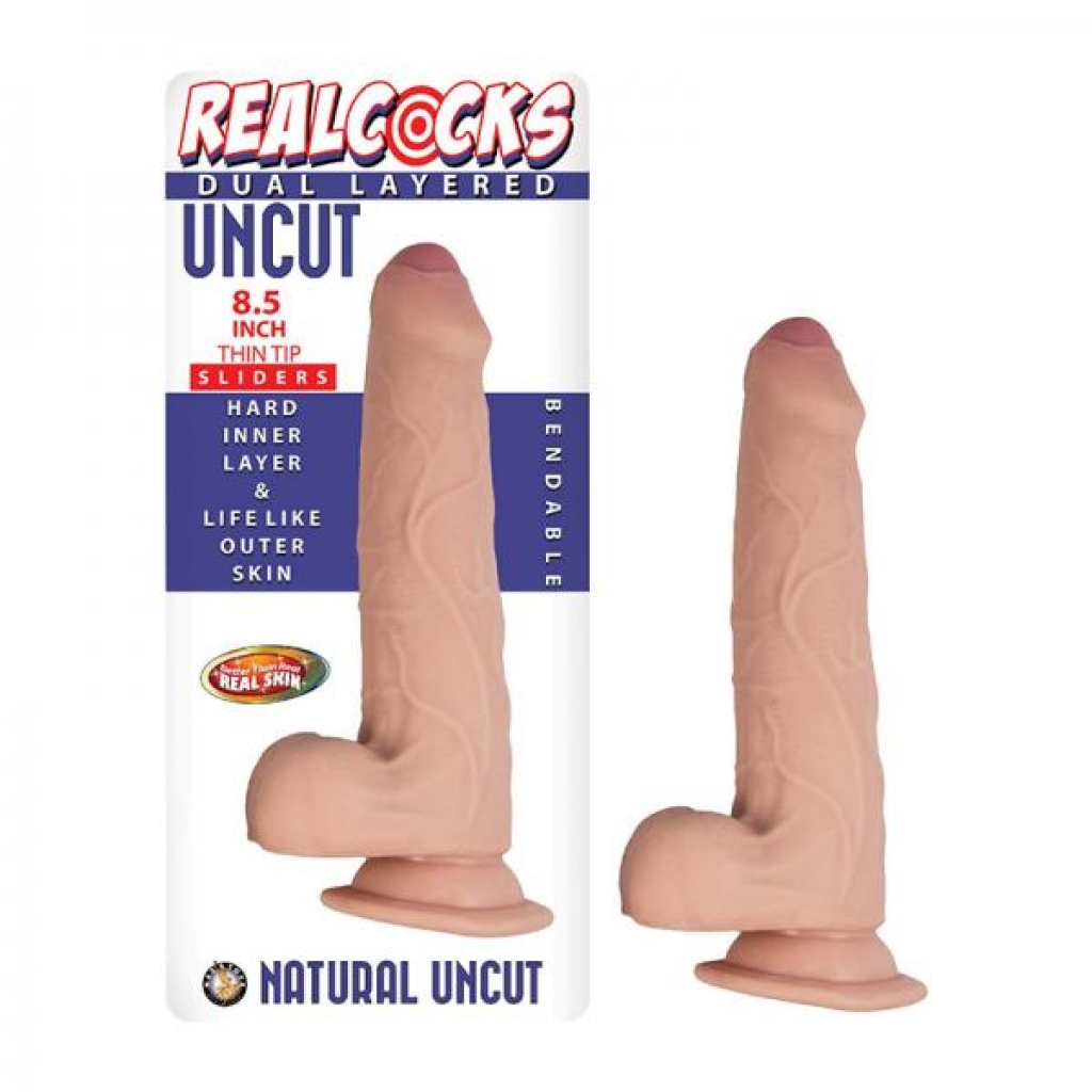 Realcocks Dual Layered Uncut Slider Thin Tip 8.5 In. Light - Nasstoys