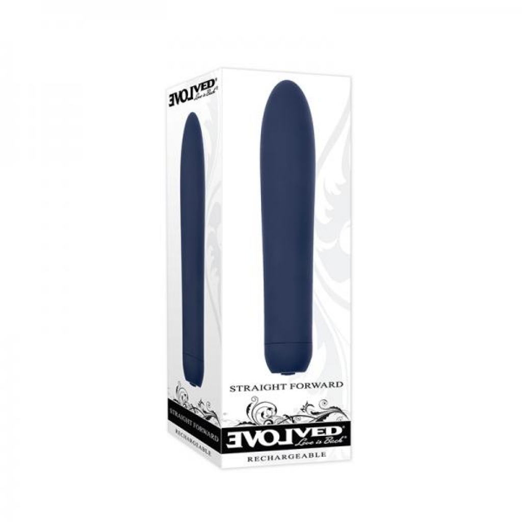 Evolved Straight Forward Vibrator Blue - Evolved