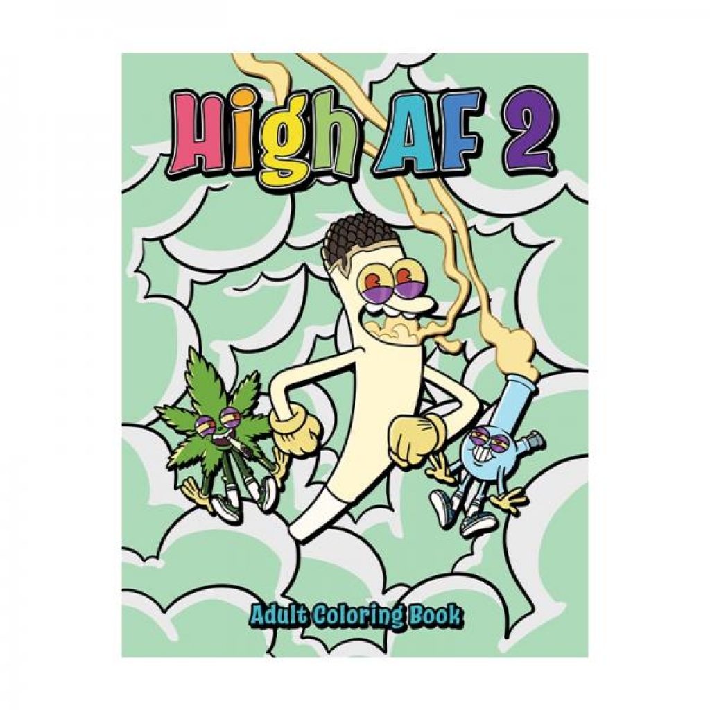 High Af 2 Coloring Book - Wood Rocket Llc