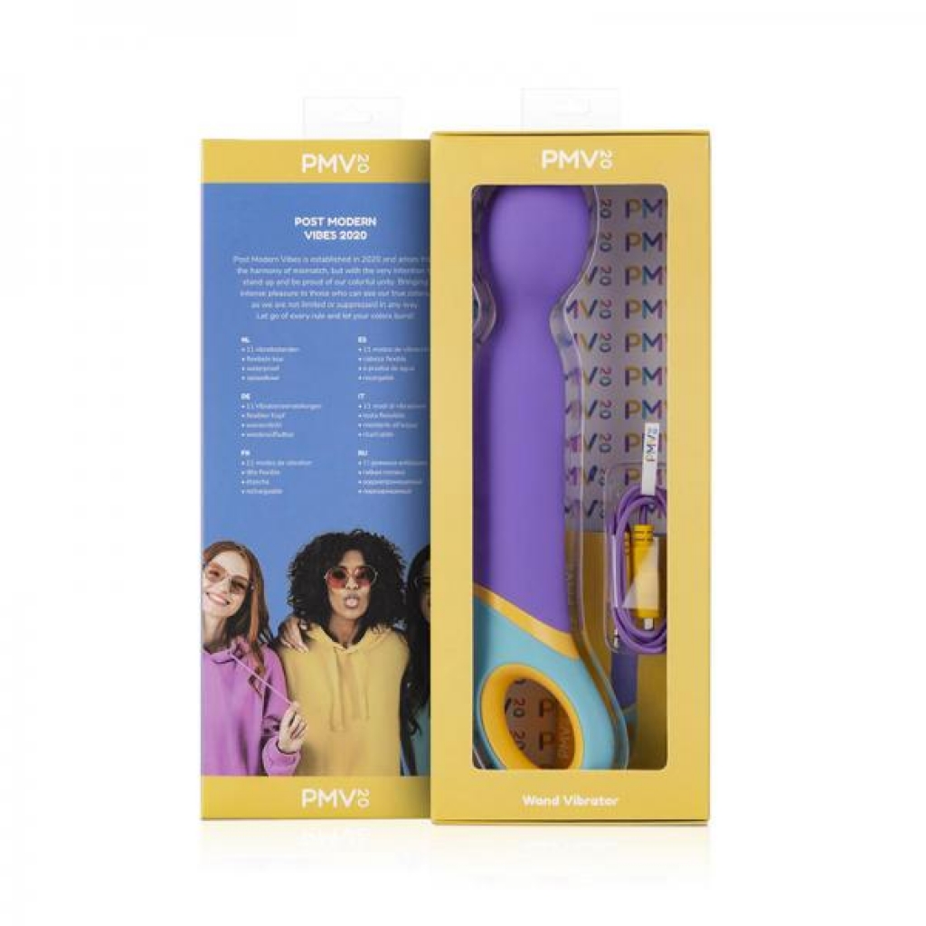 PMV20 Base Wand Vibrator - Silicone Purple