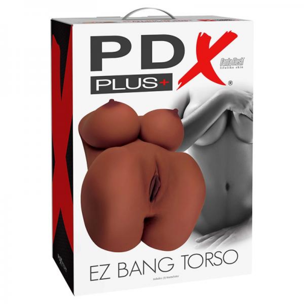 Pdx Plus Ez Bang Torso Masturbator Brown - Pdx Brands