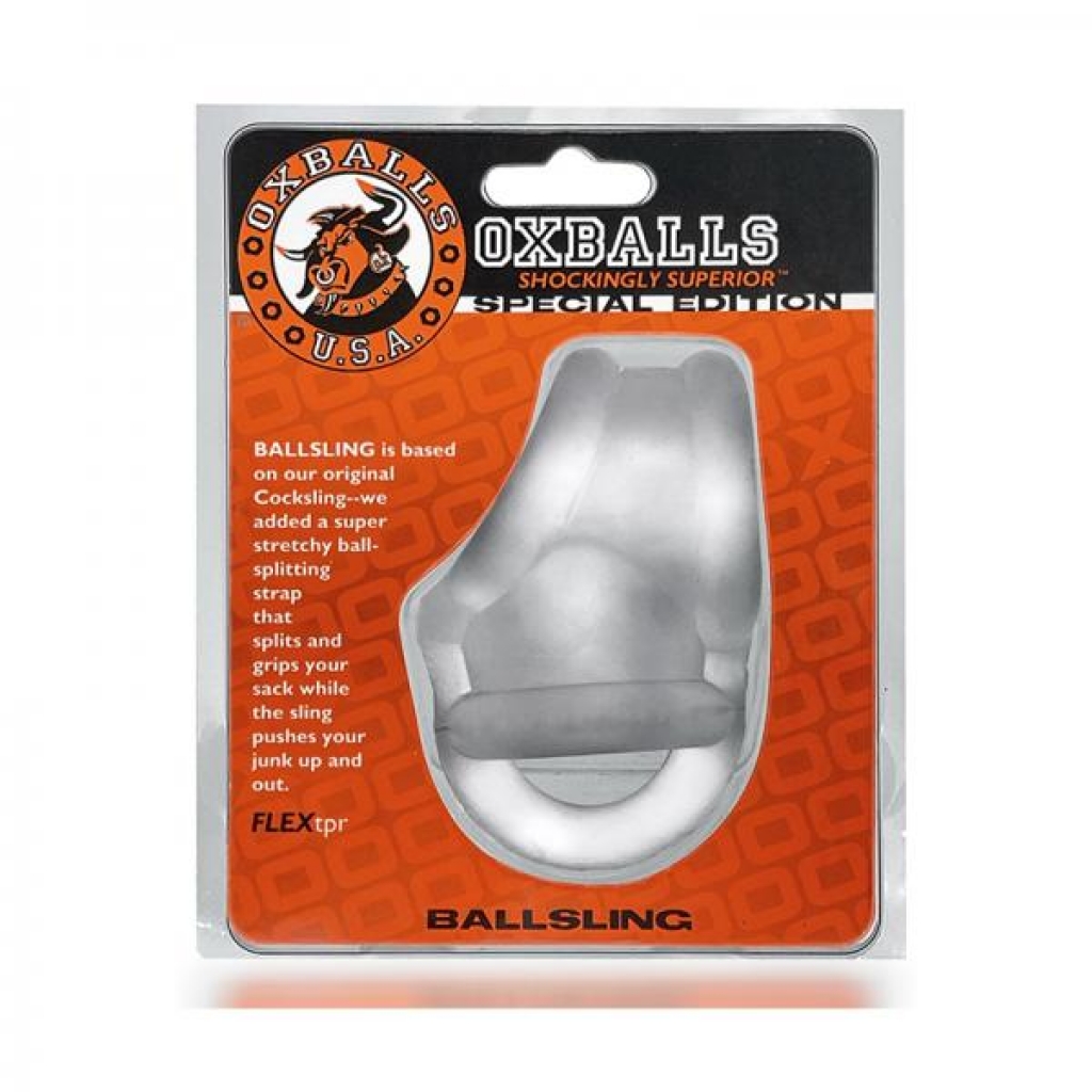 Oxballs Ballsling Ball-split-sling Clear Ice - Blue Ox Designs, Oxballs