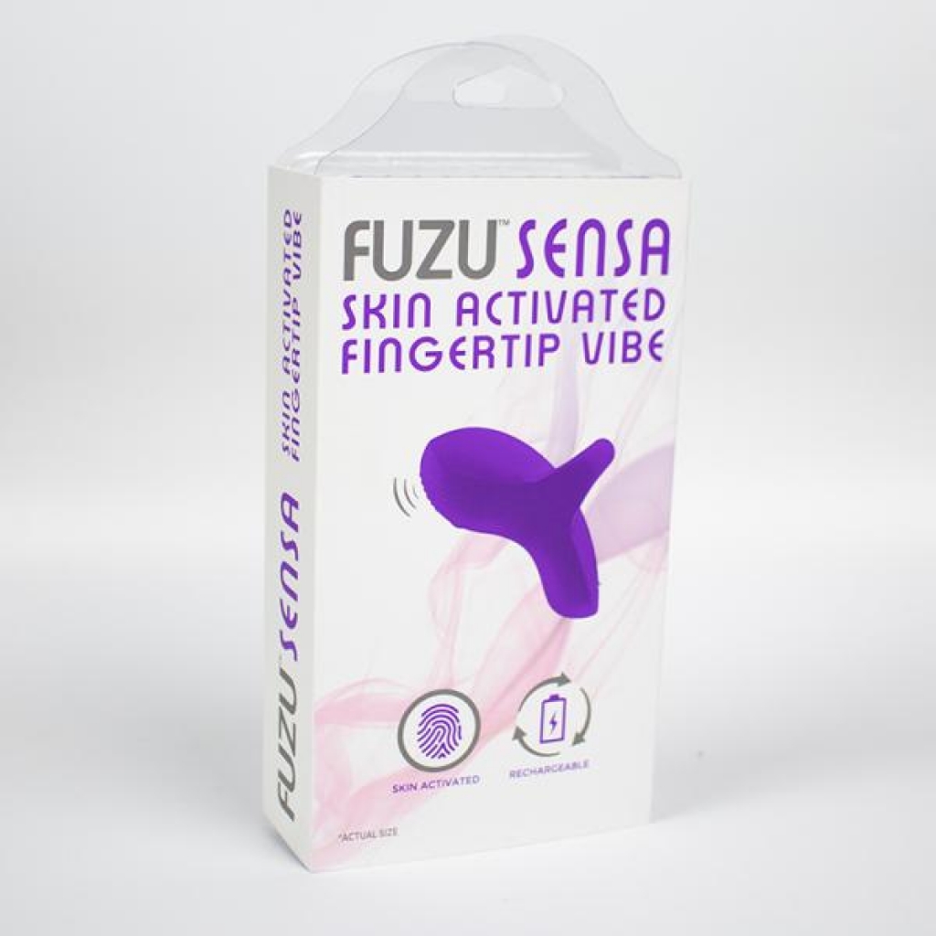 Fuzu Sensa Rechargeable Skin-activated Fingertip Vibe Purple - Deeva