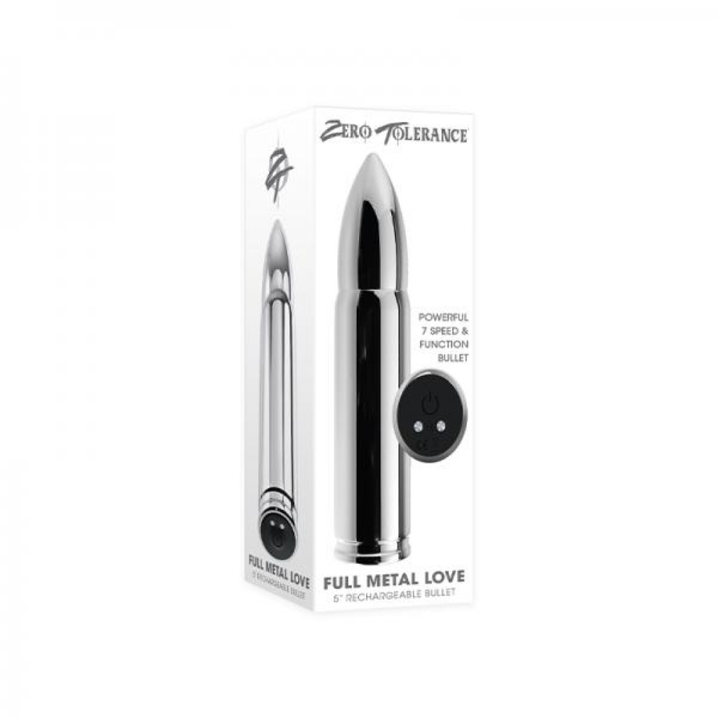 Zero Tolerance Full Metal Love Bullet - Evolved Novelties