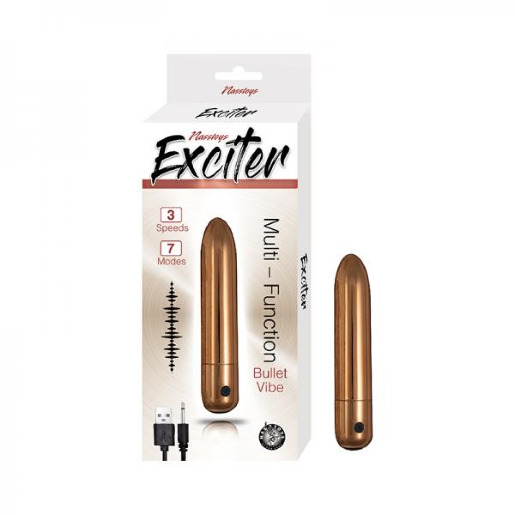 Nasstoys Exciter Multi-function Bullet Vibe - Copper