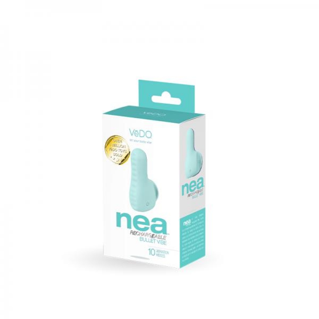 Vedo Nea Rechargeable Finger Vibe Tease Me Turquoise - Savvy Co.