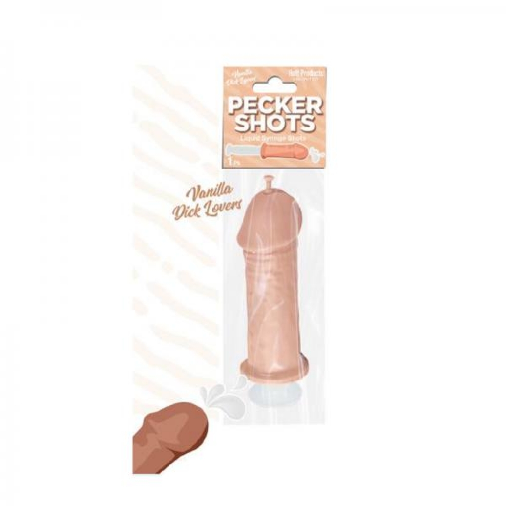 Pecker Shot Syringe Vanilla - Hott Products