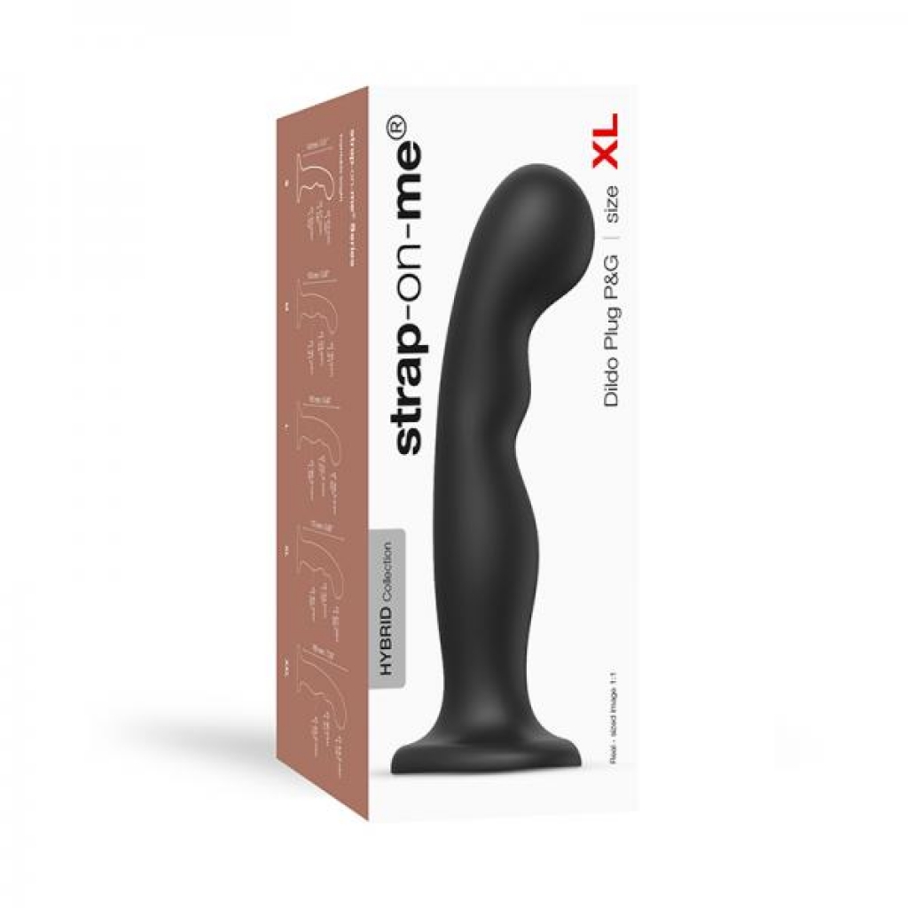 Strap-on-me Dildo Plug P&g Xl Black - Lovely Planet Usa