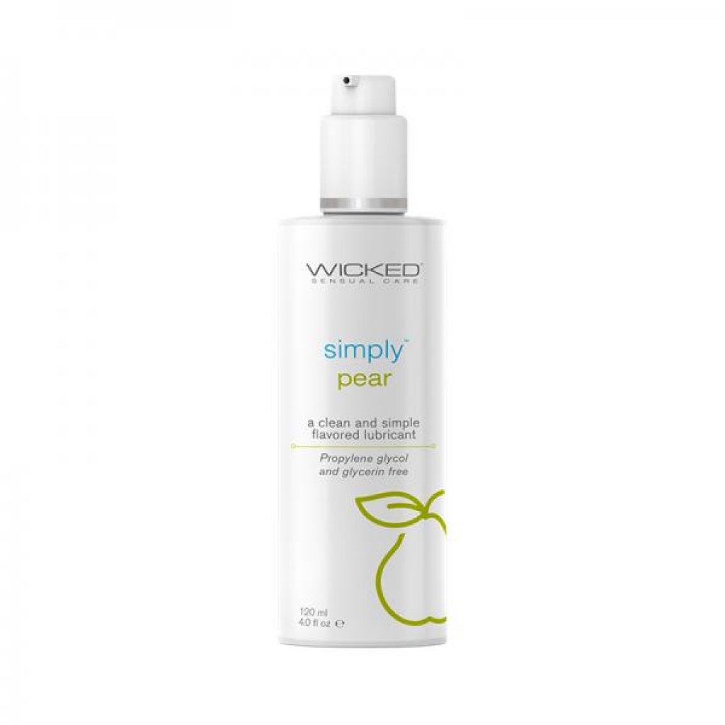 Wicked Simply Flavored Lube - Juicy Pear 4 Oz.