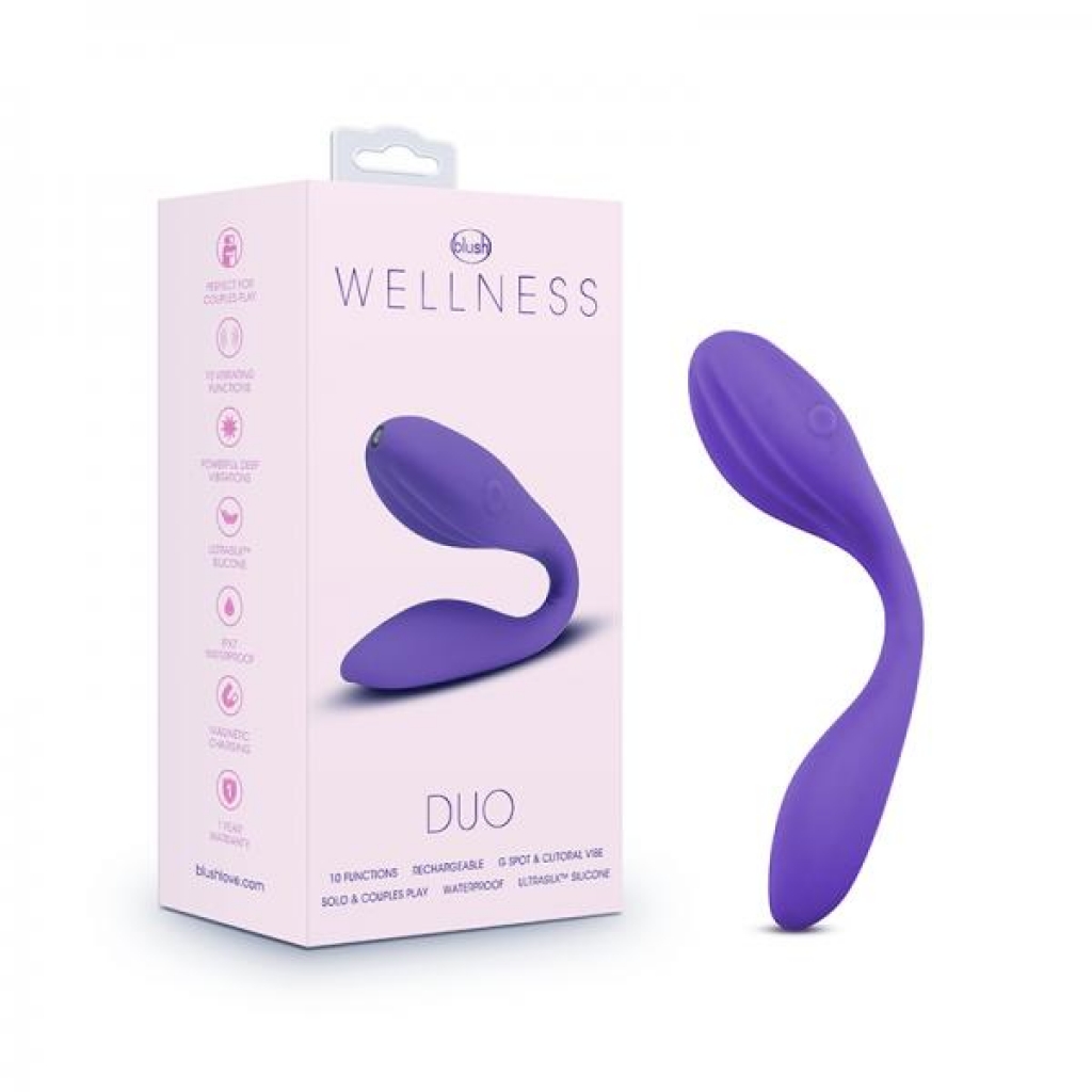 Wellness Duo Couples Vibrator - Purple