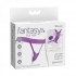 Fantasy For Her Ultimate Butterfly Strap-on With Remote Silicone Purple - Pipedream Products