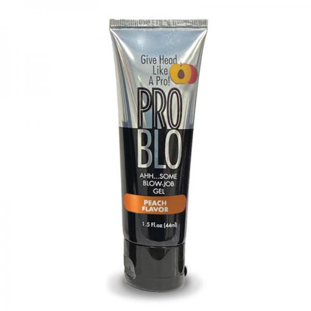 Pro Blo Oral Pleasure Gel Peach - Little Genie Productions