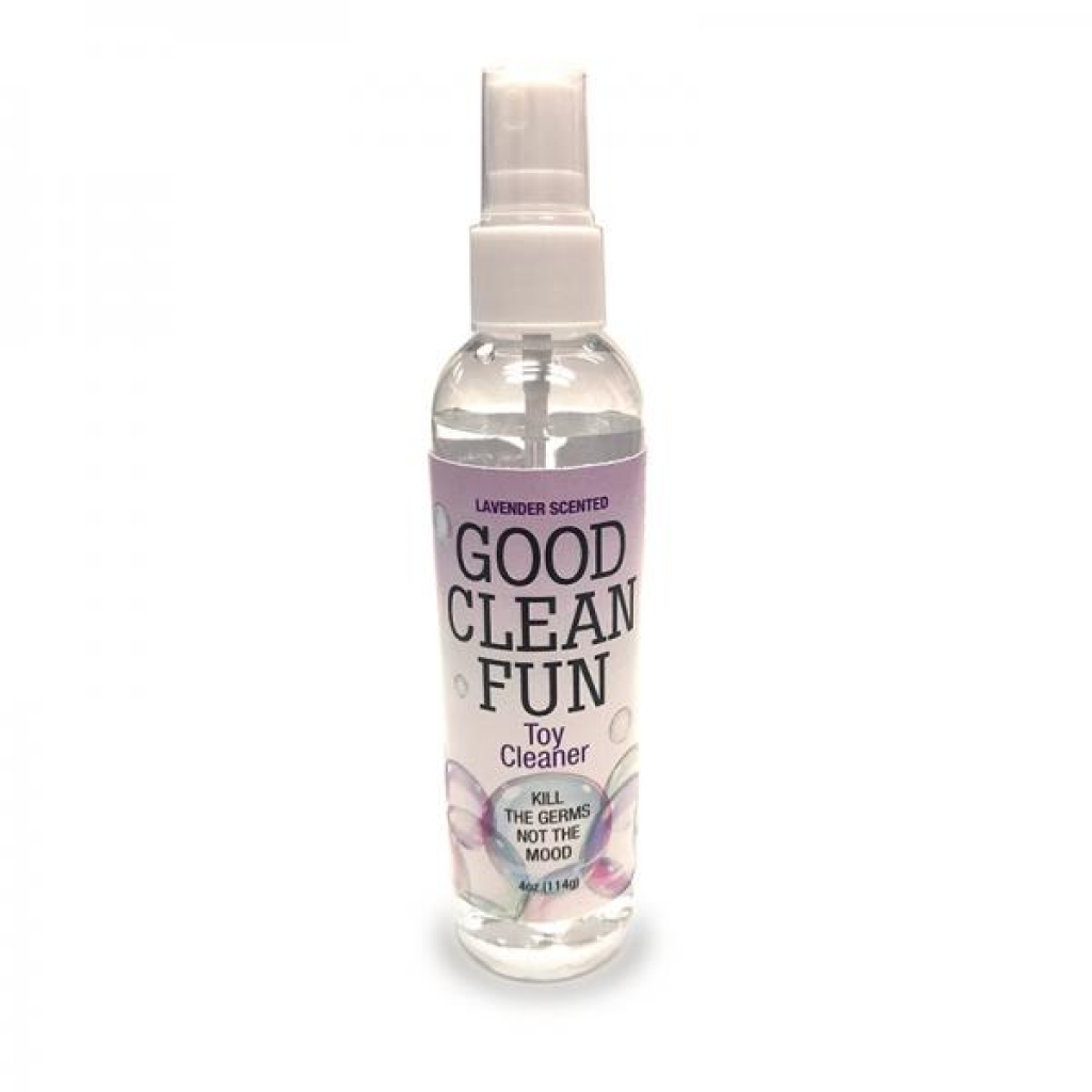 Good Clean Fun Toy Cleaner Lavender 4 Oz. - Little Genie Productions