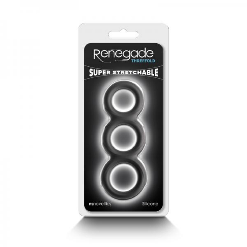 Renegade Threefold Black - Ns Novelties