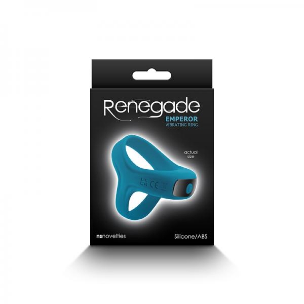 Renegade Emperor Rechargeable Teal Ring for Ultimate Pleasure