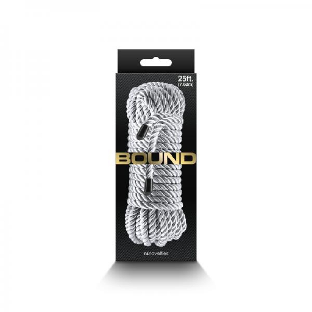 Bound Rope 25ft Silver - Ns Novelties