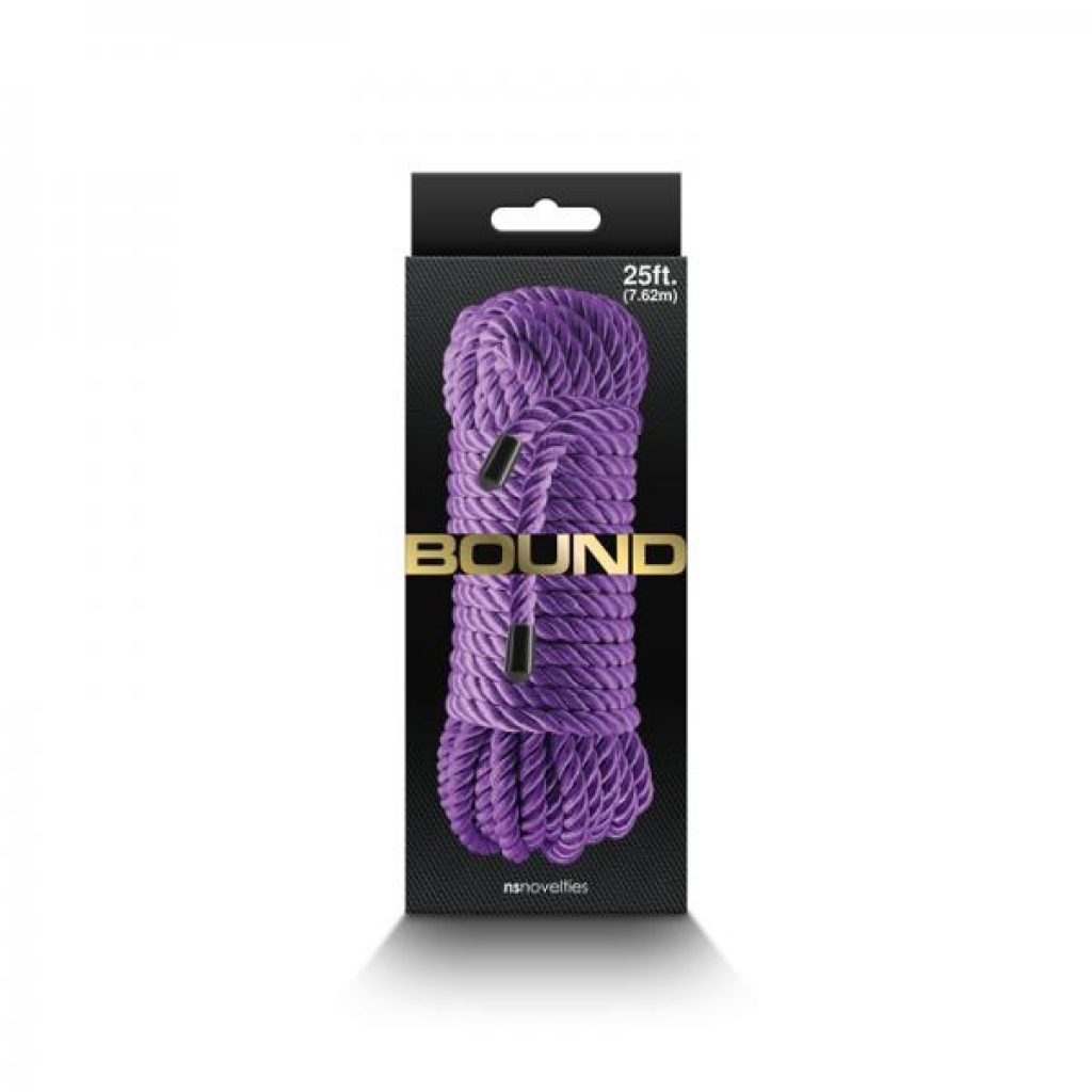 Bound Rope 25ft Purple - Ns Novelties