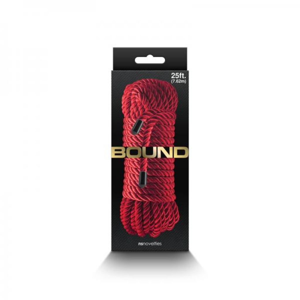Bound Rope 25ft Red - Ns Novelties